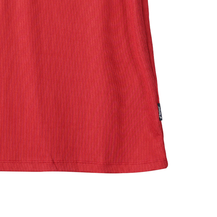 Petrol Basic Tees for Ladies Regular Fitting Shirt Ribbed Fabric Trendy fashion Casual Top Crimson T-shirt for Ladies 136760-U (Crimson)