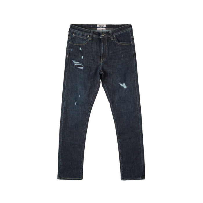 Petrol Basic Denim Pants for Men Skinny Fitting Mid Rise Trendy fashion Casual Bottoms Dark Shade Jeans for Men 150993 (Dark Shade)