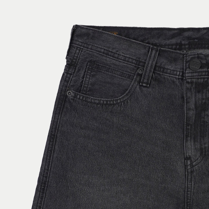 Stylistic Mr. Lee Men's Basic Denim Tapered short for Men Trendy Fashion High Quality Apparel Comfortable Casual short for Men Mid Waist 149799 (Black)