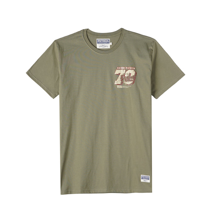 Petrol Basic Tees for Men Slim Fitting Shirt CVC Jersey Fabric Trendy fashion Casual Top Light Fatigue T-shirt for Men 141584-U (Light Fatigue)