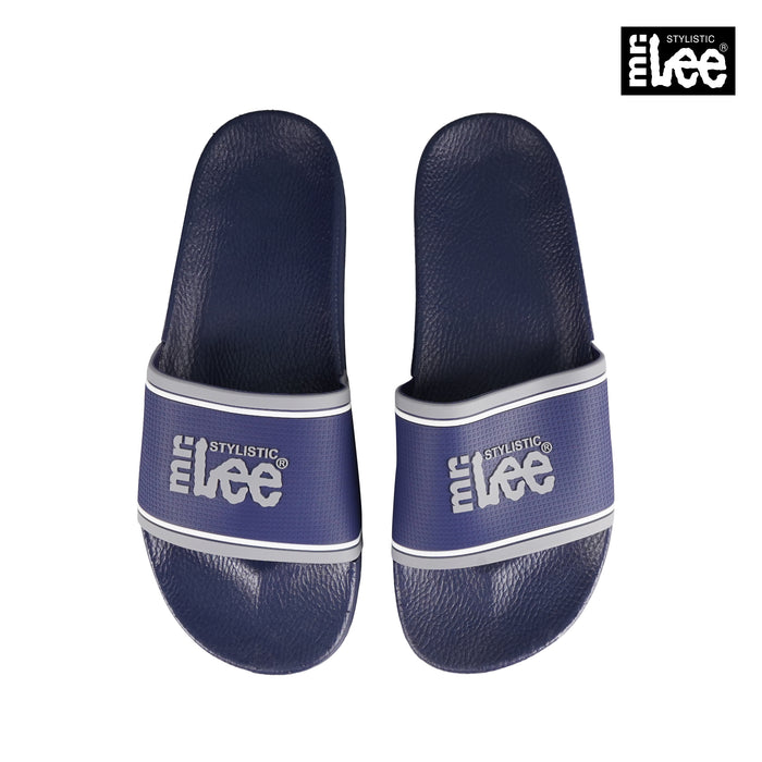 Stylistic Mr. Lee Men's Basic Accessories Footwear Trendy Fashion High Quality Apparel Comfortable Casual Slipper for Men 92856 (Navy)