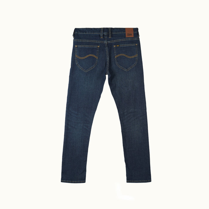 Stylistic Mr. Lee Men's Basic Denim Pants for Men Trendy Fashion High Quality Apparel Comfortable Casual Jeans for Men Super Skinny Mid Waist 151293-U (Dark Shade)