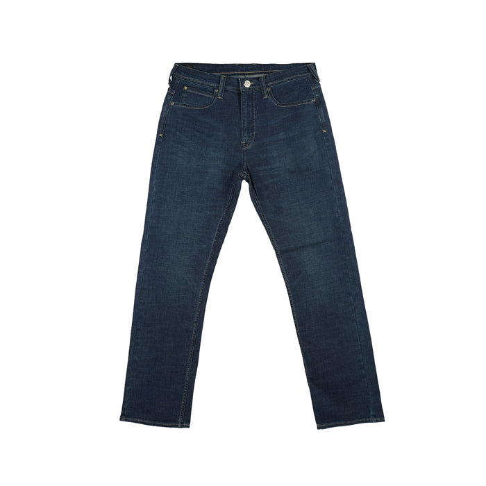 Stylistic Mr. Lee Men's Basic Denim Pants for Men Trendy Fashion High Quality Apparel Comfortable Casual Jeans for Men Regular Straight Mid Waist 151678 (Dark Shade)
