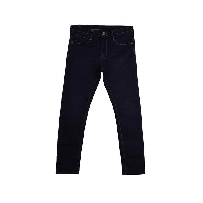 Stylistic Mr. Lee Men's Basic Denim Pants for Men Trendy Fashion High Quality Apparel Comfortable Casual Jeans for Men Super Skinny Mid Waist 151169-U (Dark Shade)