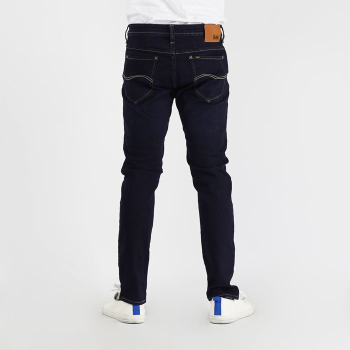 Stylistic Mr. Lee Men's Basic Denim Pants for Men Trendy Fashion High Quality Apparel Comfortable Casual Jeans for Men Super Skinny Mid Waist 151169-U (Dark Shade)