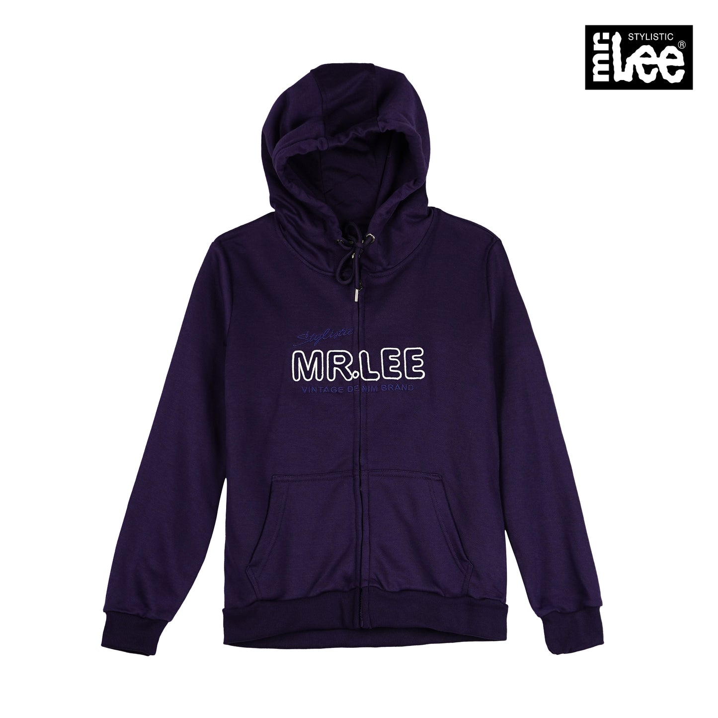Stylistic Mr. Lee Ladies Basic Hoodie Jacket for Women Trendy Fashion High Quality Apparel Comfortable Casual Jacket for Women Regular Fit 124530 (Navy)