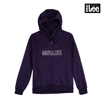 Stylistic Mr. Lee Ladies Basic Hoodie Jacket for Women Trendy Fashion High Quality Apparel Comfortable Casual Jacket for Women Regular Fit 124530 (Navy)