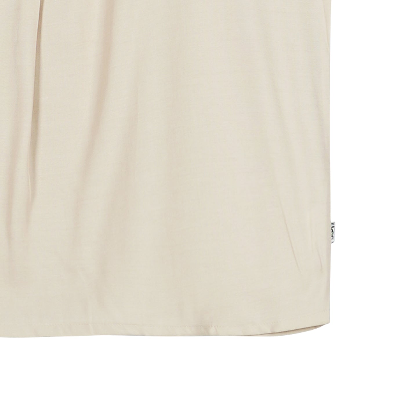 Stylistic Mr. Lee Ladies Basic Woven for Women with Collar Trendy Fashion High Quality Apparel Comfortable Casual Shirt for Women Relaxed Fit 142974 (Beige)